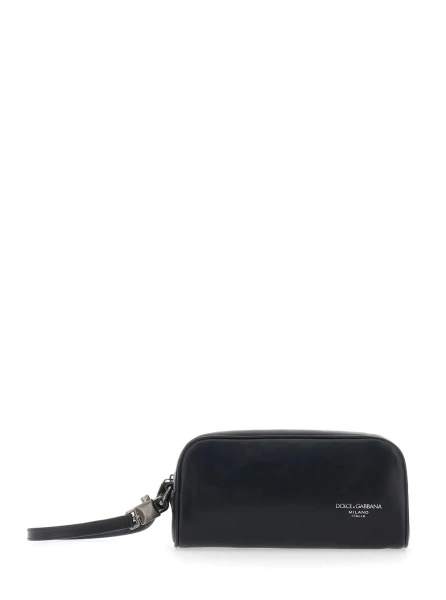 Geanta de mana Dolce & Gabbana neagra din piele