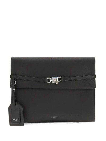 Geanta de mana Dolce & Gabbana neagra din piele