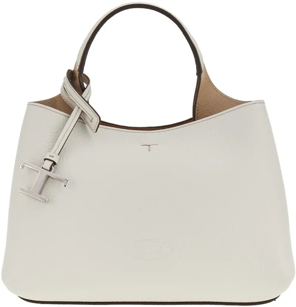 Geanta de mana Grained leather micro shopping bag