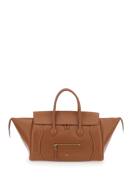 Geanta de mana Handbag 'Medium New Luggage' in Brown Leather for Women