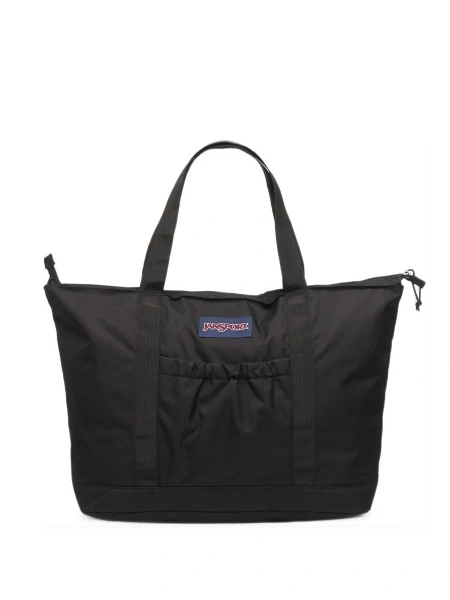 Geanta de mana JanSport neagra din poliester reciclat