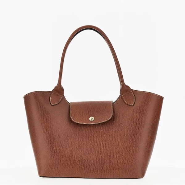 Geanta de mana 'L'épure' grained leather bag