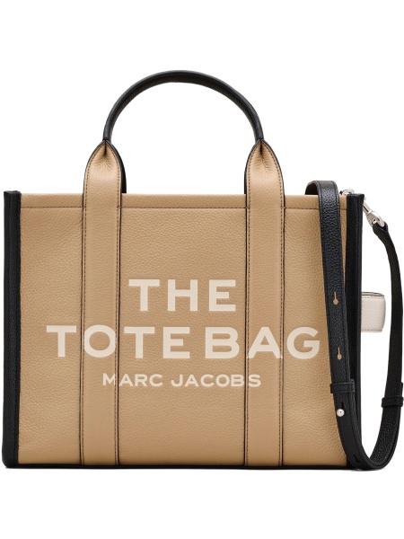 Geanta de mana Marc Jacobs neutra din piele
