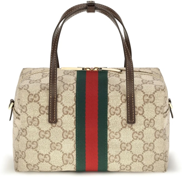 Geanta de mana Mini Boston Handbag with Web stripe