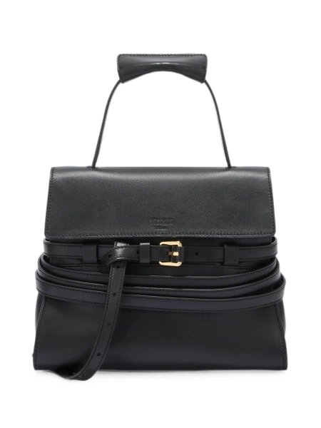 Geanta de mana Moschino neagra din piele