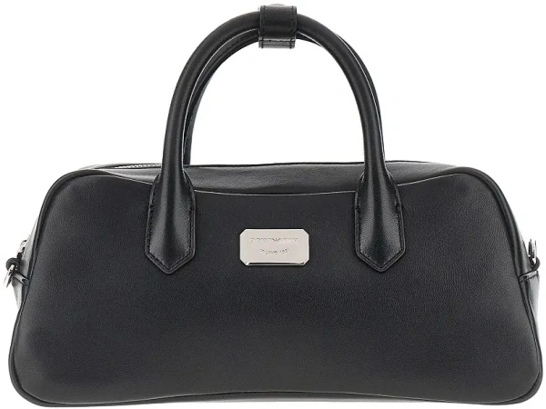 Geanta de mana Nappa leather medium bowling bag