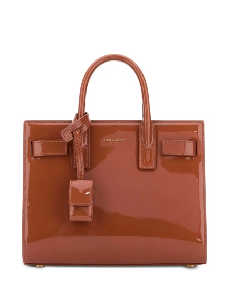 Geanta de mana Saint Laurent Sac De Jour maro din piele