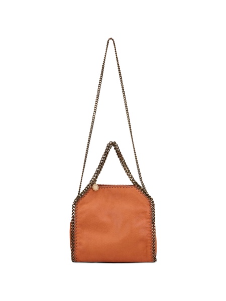 Geanta de mana Stella McCartney falabella portocalie din poliuretan