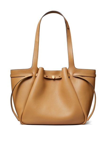 Geanta de mana Tory Burch maro din piele