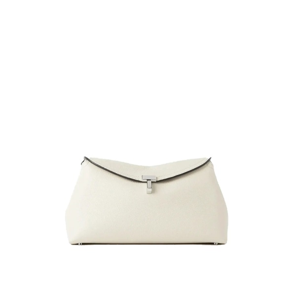 Geanta de mana TOTÊME TOTEME T-lock Leather Clutch Bag