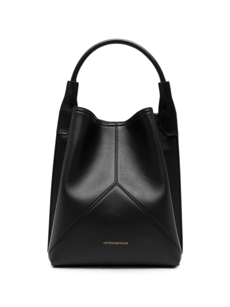 Geanta de mana Victoria Beckham neagra din piele