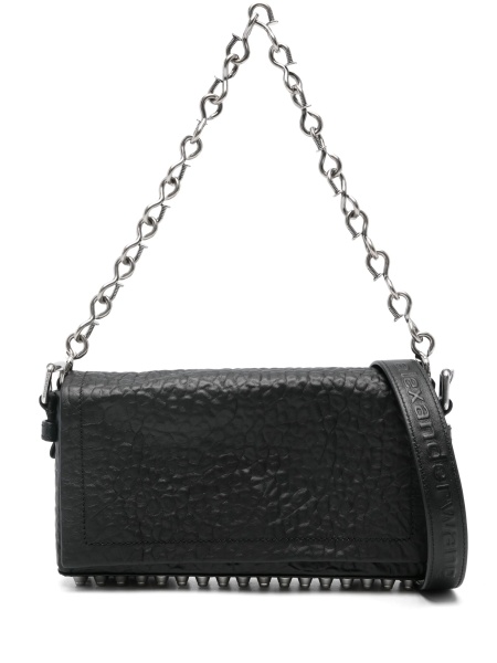 Geanta de umar Alexander Wang neagra din piele