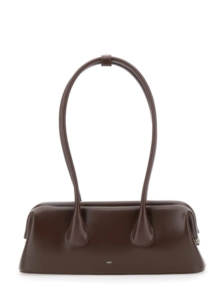 Geanta de umar BOATWIDE MINI shoulder bag in leather and brown color unisex