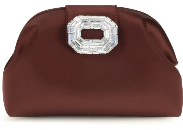 Geanta de umar Camelia Satin Clutch