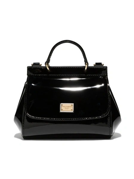 Geanta de umar Dolce & Gabbana neagra din piele