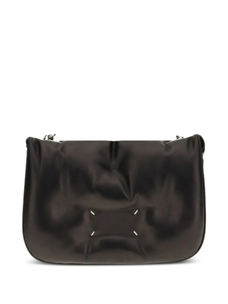 Geanta de umar Maison Margiela neagra din piele