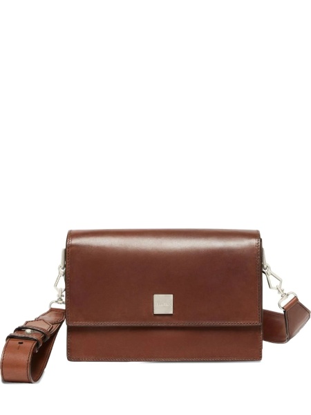 Geanta de umar Max Mara maro din piele