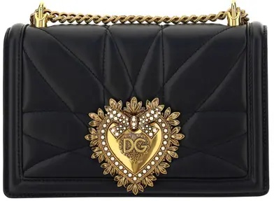 Geanta de umar Medium Devotion matelassé nappa Shoulder Bag