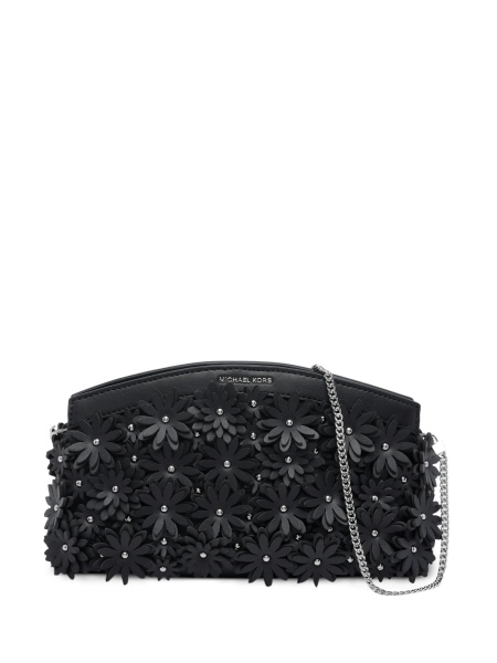 Geanta de umar Michael Kors neagra din poliuretan si polyester