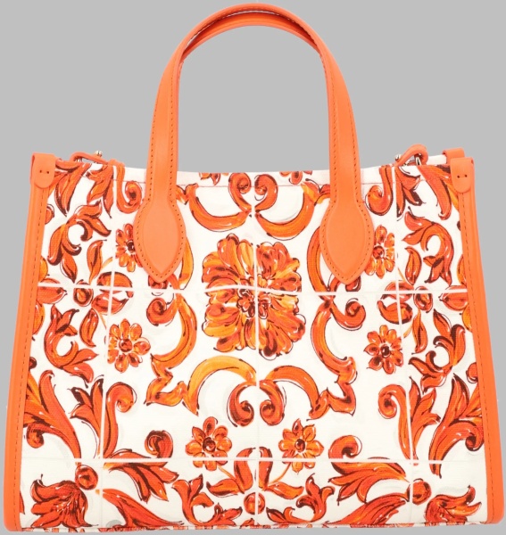 Geanta de umar Printed Canvas Shopping Bag