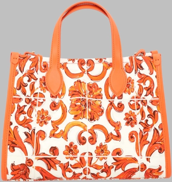 Geanta de umar Printed Canvas Shopping Bag