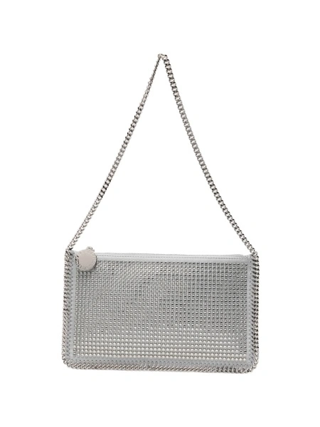 Geanta de umar Stella McCartney gri din material textil