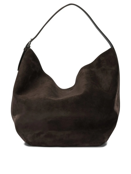 Geanta de umar TOTÊME Medium-sized suede shoulder bag