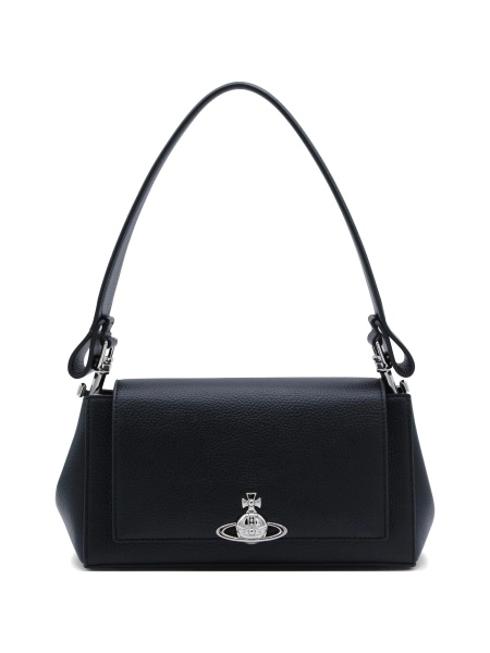 Geanta de umar Vivienne Westwood neagra din poliuretan