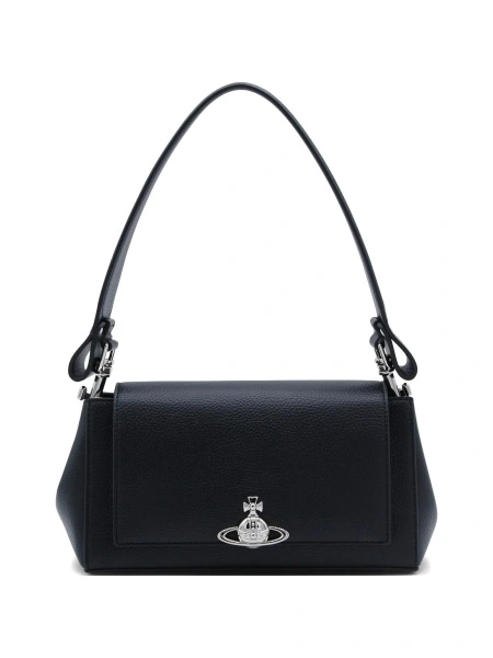 Geanta de umar Vivienne Westwood neagra din poliuretan