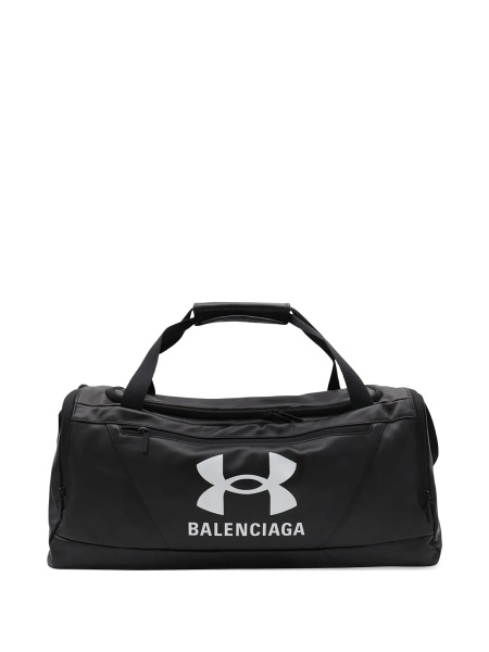 Geanta de voiaj Balenciaga neagra din piele si polyester