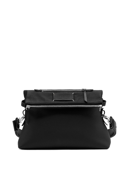 Geanta plic Maison Margiela 5ac neagra din piele
