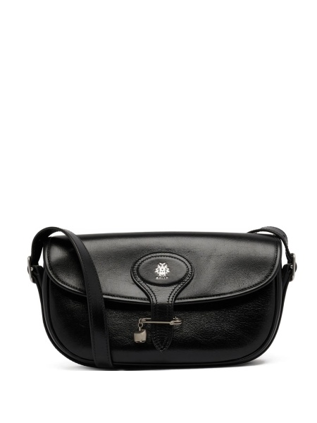 Geanta tip postas Bally neagra din piele