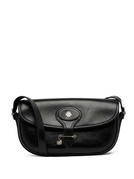 Geanta tip postas Bally neagra din piele