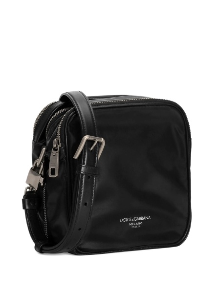 Geanta tip postas Dolce & Gabbana neagra din piele