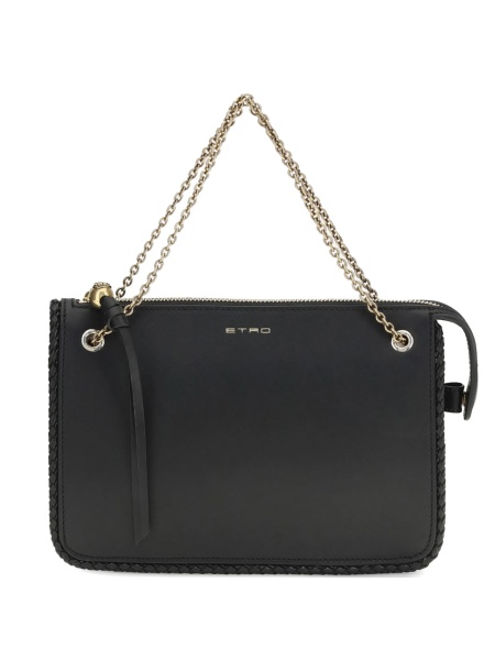 Geanta tip postas ETRO neagra din piele