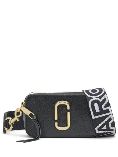 Geanta tip postas Marc Jacobs snapshot neagra din piele
