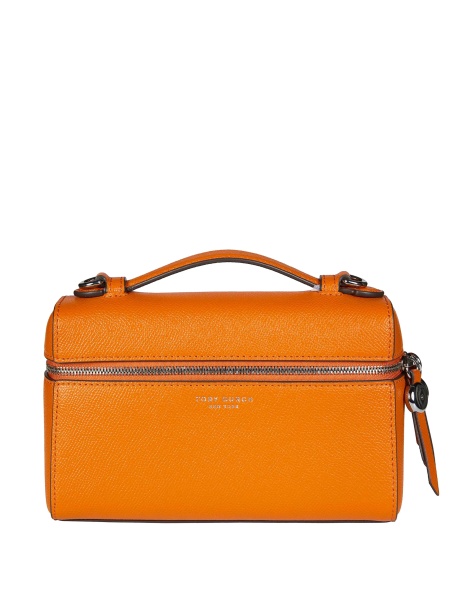 Geanta tip postas Tory Burch portocalie din piele