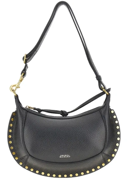 Genti Grained leather Oskan Moon bag