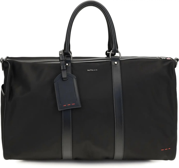 Genti Leather-trim Travel Duffle Bag