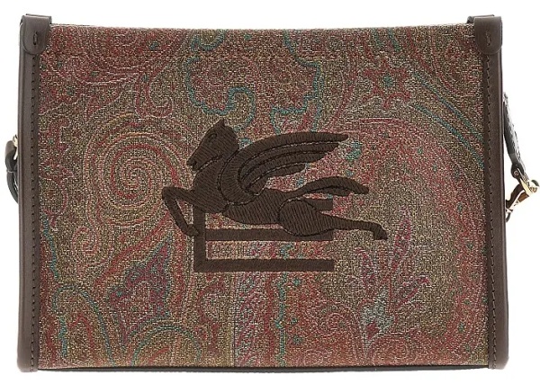 Genti Paisley pouch with Pegaso patch