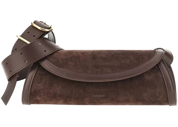 Genti Suede leather small 'Cannolo' bag