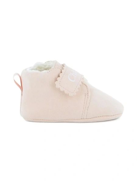 Ghete Chloe neutre din piele