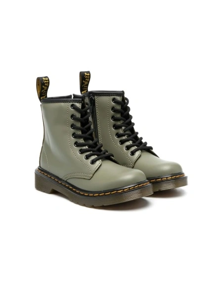 Ghete Dr. Martens verzi din piele