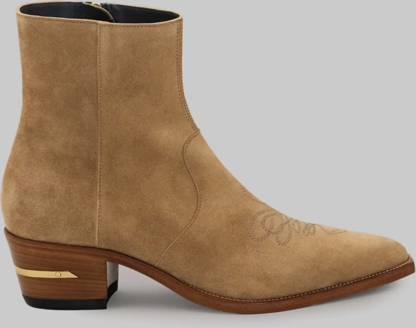 Ghete Ryder Cognac Suede Boots