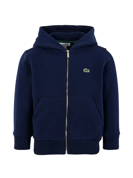 Hanorac Lacoste Kids albastru din bumbac