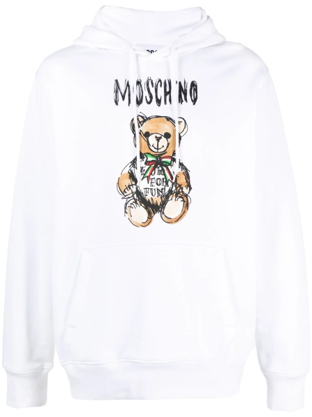 Hanorac Moschino alb