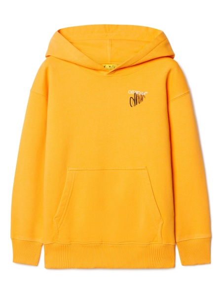 Hanorac Off-White galben din bumbac