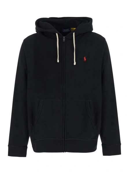 Hanorac Ralph Lauren negru din bumbac