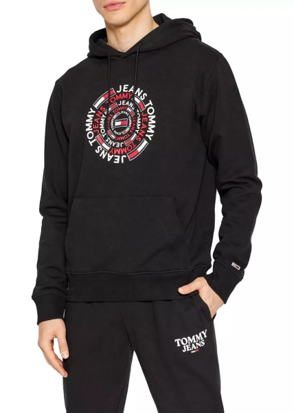 Hanorace Circular Graphic Hoodie DM0DM13288BDS