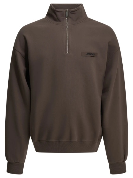 Hanorace "Le Camionneur Gros Grain" Half Zip Sweatshirt
